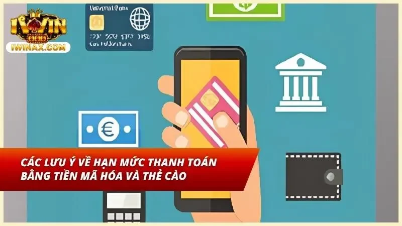 Kiểm tra hạn mức và thông tin thanh toán khi nạp USDT hoặc thẻ cào IWIN